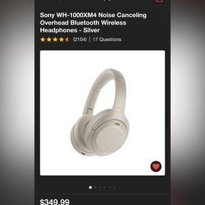 Sony headphones lightly used